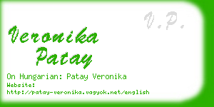 veronika patay business card